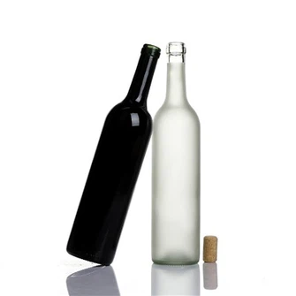 কর্কস 750 মিলি সহ কাচের বোতল